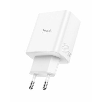  СЗУ HOCO C126A Pure power PD40W (2C1A) charger (EU) (белый) 