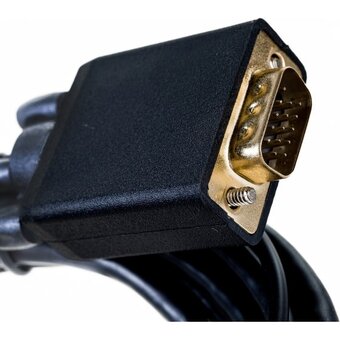  Кабель Cablexpert A-HDMI-VGA-03-10M HDMI-VGA 19M/15M + 3.5Jack 10м черный 
