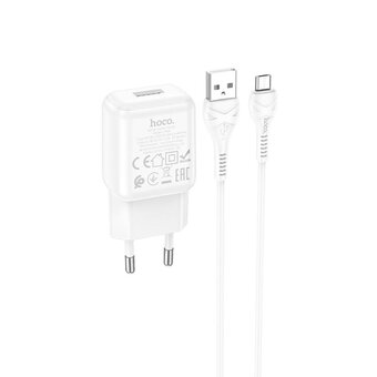  СЗУ HOCO C96A single port charger Micro (белый) 