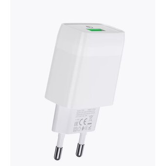  СЗУ HOCO C72Q Glorious single port QC3.0 charger (EU) (белый) 