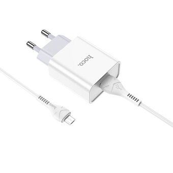  СЗУ HOCO C81A Asombroso single port Micro (белый) 