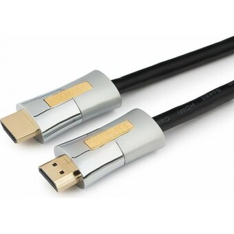  Кабель Cablexpert Platinum CC-P-HDMI02-1M HDMI v2.0 M/M 1м нейлоновая оплетка 