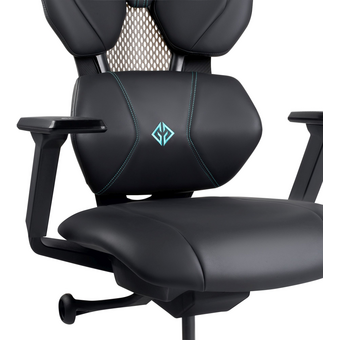  Кресло игровое GMNG GG-CH210B черный сиденье черный кожзам с подголов. крестов. пластик черный пластик черный 