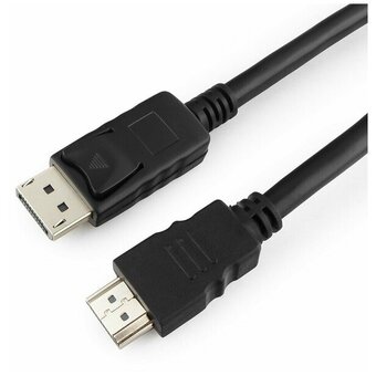  Кабель Bion BXP-CC-DP-HDMI-030 DisplayPort - HDMI, 20M/19M, однонаправленный конвертор сигнала с DisplayPort в HDMI, 3м, черный 