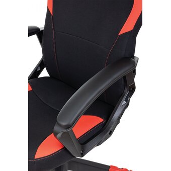  Кресло игровое A4Tech Bloody GC-190 черный/красный текстиль/эко кожа, крестовина пластик 