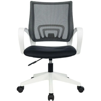  Кресло Easy Chair vb_echair-396w LT 1776392 сетка/ткань черный пластик белый 