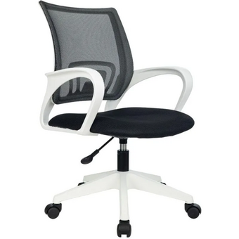  Кресло Easy Chair vb_echair-396w LT 1776392 сетка/ткань черный пластик белый 