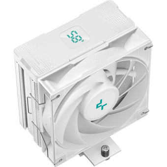  Кулер DEEPCOOL AG400 Digital WH LGA1700/1200/115X/AM5/AM4 (9шт/кор, TDP 220W, PWM, Fan 120mm, 4 тепл. трубки, черный) RET 