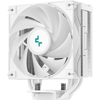  Кулер DEEPCOOL AG400 Digital WH LGA1700/1200/115X/AM5/AM4 (9шт/кор, TDP 220W, PWM, Fan 120mm, 4 тепл. трубки, черный) RET 