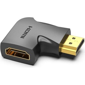  Адаптер-переходник Vention AIPB0 HDMI v2.0 19M/19F угол 90 