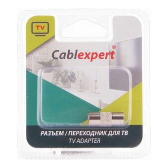  Переходник Cablexpert APL-TVMTVM-01 TV (папа)/TV (папа) блистер 