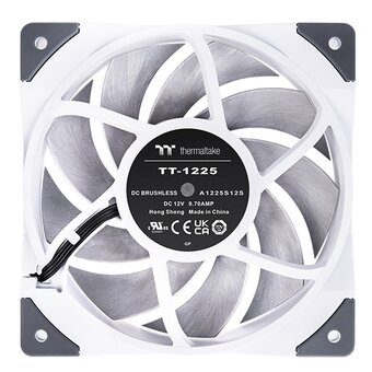  Вентилятор Thermaltake ToughFan 12 White (CL-F117-PL12WT-A) High Static Pressure Radiator Fan (Single Fan Pack) Ret 