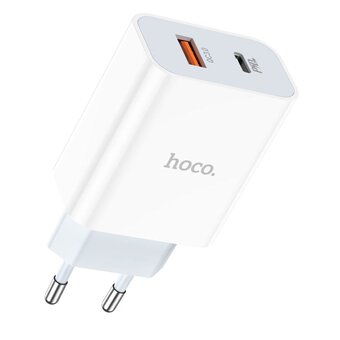  СЗУ HOCO C97A PD20W+QC3.0 charger(EU) (белый) 