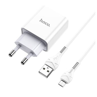  СЗУ HOCO C81A Asombroso single port Micro (белый) 