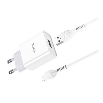  СЗУ HOCO C81A Asombroso single port Micro (белый) 