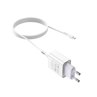  СЗУ HOCO C81A Asombroso single port Micro (белый) 