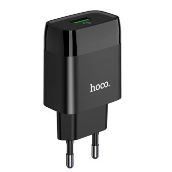  СЗУ HOCO C72Q Glorious single port QC3.0 charger(EU) (черный) 
