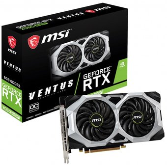  Видеокарта MSI RTX 2060 SUPER 8GB VENTUS OC RU BULK 