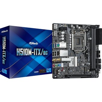  Материнская плата ASROCK H510M-ITX/AC 