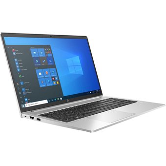  Ноутбук HP ProBook 455 G8 43A31EA Ryzen 5 5600U 16Gb SSD512Gb AMD Radeon 15.6" IPS UWVA FHD Win10 Pro 64 silver 