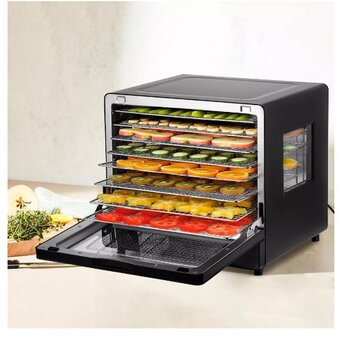  Сушка для фруктов и овощей Kitfort КТ-1960 8под. черный 