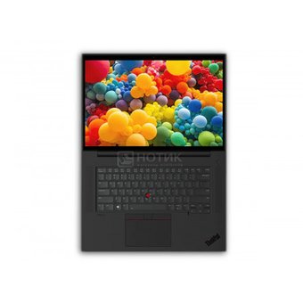  Ноутбук Lenovo ThinkPad P1 Gen 4 20Y3001ERT Core i7 11800H 16Gb SSD512Gb NVIDIA T1200 4Gb 16" IPS WQXGA (2560x1600) Win10 Pro black 