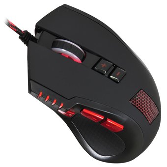  Мышь OKLICK 806G черный/красный 