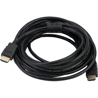  Кабель 5bites APC-014-050 HDMI M HDMI M V1.4b, высокоскоростной, ethernet+3D, зол.разъемы, ферр.кольца, 5м 
