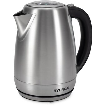  Электрочайник Hyundai HYK-S8408 1.7л. серебристый матовый/черный 