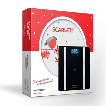  Весы Scarlett SC-BS33ED112 черный 