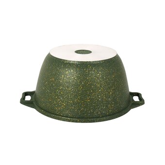  Кастрюля Kukmara Trendy style malachite к31tsml а/пр литая 3,0л стекл.кр 