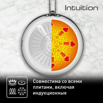  Сковорода Tefal Intuition B8170644 28см (2100125771) 
