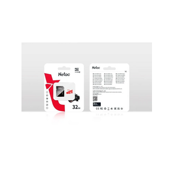  Карта памяти Netac P500 Eco (NT02P500ECO-032G-R) MicroSDHC 32GB C10 с адаптером 