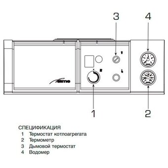  Конвекционный газовый котел BAXI Slim EF 1.22, одноконтурный, 22кВт 