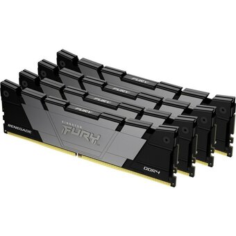  ОЗУ Kingston Fury Renegade Black KF432C16RB2K4/32 32GB 2666MHz DDR4 CL13 DIMM (Kit of 4) 