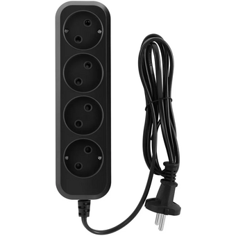  Сетевой удлинитель SunWind SW-PE41-B 1.5м 4 розетки черный 