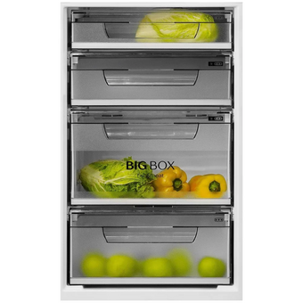  Холодильник BENOIT 344E серебристый металлопласт 