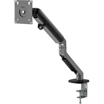  Кронштейн для мониторов Ultramounts UM 734BL серый/черный 17"-27" макс.7кг крепление к столешнице поворот и наклон 