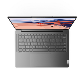  Ноутбук Lenovo Yoga Slim 6 14IRH8 (83E00021RK) 14"(1920x1200 OLED)/Intel Core i5 13500H(2.6Ghz)/16384Mb/512SSDGb/noDVD/Int:Intel Iris Xe Graphics 