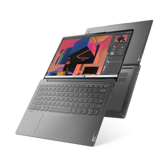  Ноутбук Lenovo Yoga Slim 6 14IRH8 (83E00021RK) 14"(1920x1200 OLED)/Intel Core i5 13500H(2.6Ghz)/16384Mb/512SSDGb/noDVD/Int:Intel Iris Xe Graphics 