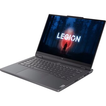  Ноутбук Lenovo Legion Slim 5 14APH8 (82Y5004YRK) 14.5"(2880x1800 OLED)/AMD Ryzen 7 7840HS(3.8Ghz)/16384Mb/1024SSDGb/noDVD/Ext:nVidia GeForce RTX4050 