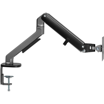  Кронштейн для мониторов Ultramounts UM 734BL серый/черный 17"-27" макс.7кг крепление к столешнице поворот и наклон 
