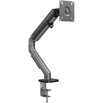  Кронштейн для мониторов Ultramounts UM 734BL серый/черный 17"-27" макс.7кг крепление к столешнице поворот и наклон 