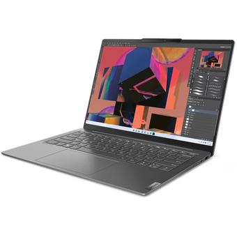  Ноутбук Lenovo Yoga Slim 6 14IRH8 (83E00021RK) 14"(1920x1200 OLED)/Intel Core i5 13500H(2.6Ghz)/16384Mb/512SSDGb/noDVD/Int:Intel Iris Xe Graphics 