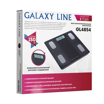  Весы напольные GALAXY GL 4854 черный 