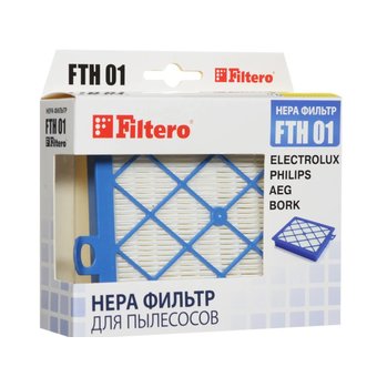 HEPA фильтр Filtero FTH 01 для пылесосов Electrolux, Philips, 1 шт 