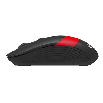  Мышь OKLICK 310MW черный/красный 