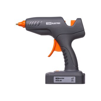  Клеевой пистолет TDM Алмаз КПА-60 (SQ1024-0110) аккумуляторный, 2,2 А*ч Li-Ion, 60 Вт +ЗУ 
