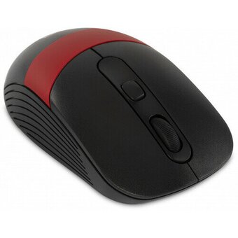  Мышь OKLICK 310MW (1869093) черный/красный 