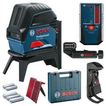  Лазерный уровень BOSCH GCL 2-50 + LR6 + RM1 + BM3 кейс 0.601.066.F01 